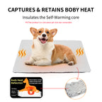 Self-Heating Pet Pad - Cozy Warming Mat for Cats & Dogs