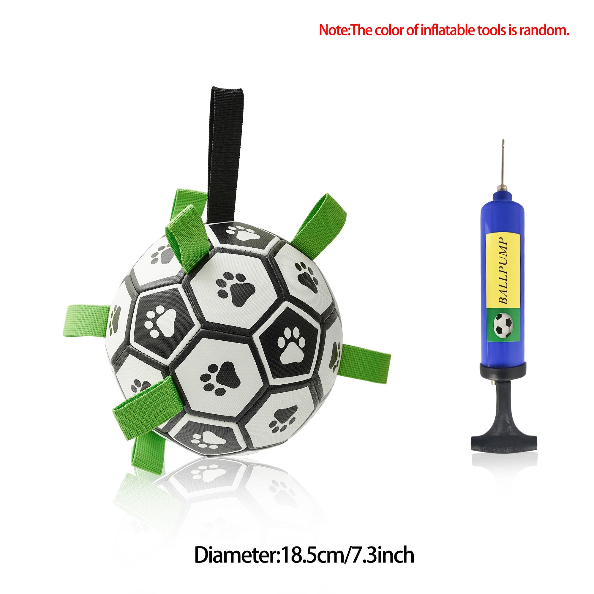 Interactive Dog Football Toy - Durable Soccer Ball for Dogs