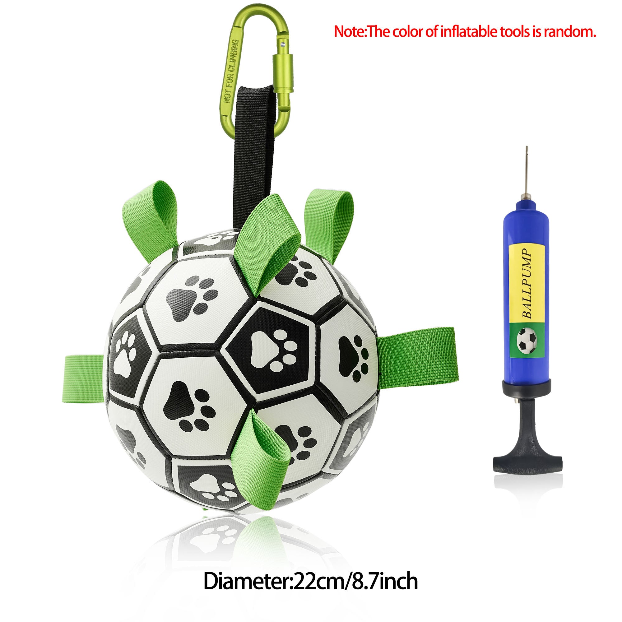 Interactive Dog Football Toy - Durable Soccer Ball for Dogs