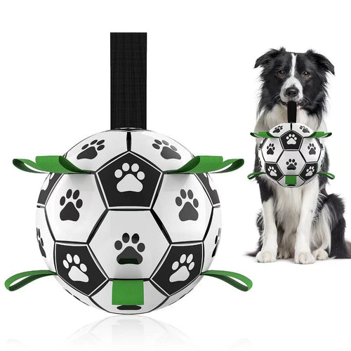 Interactive Dog Football Toy - Durable Soccer Ball for Dogs