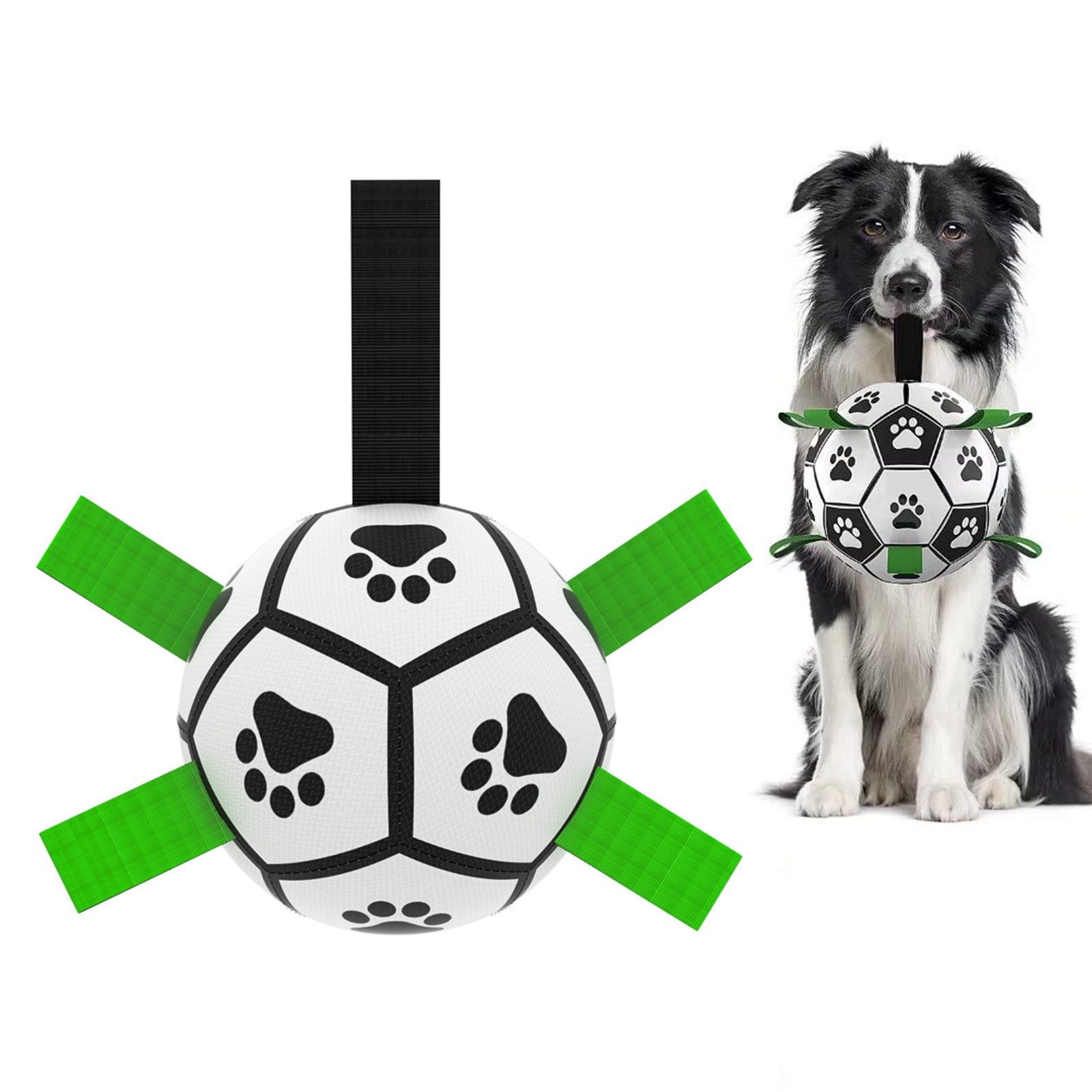 Interactive Dog Football Toy - Durable Soccer Ball for Dogs