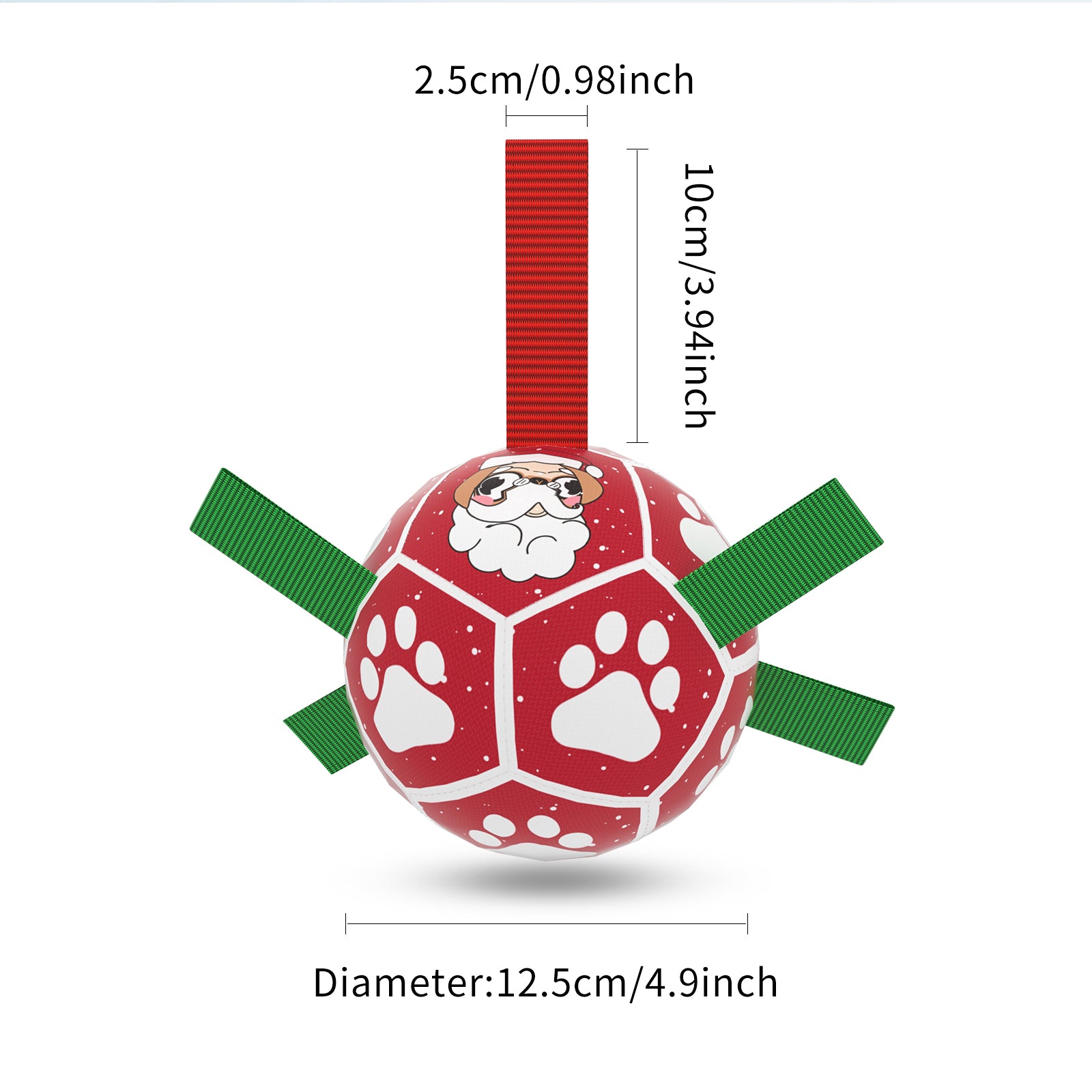 Interactive Dog Football Toy - Durable Soccer Ball for Dogs