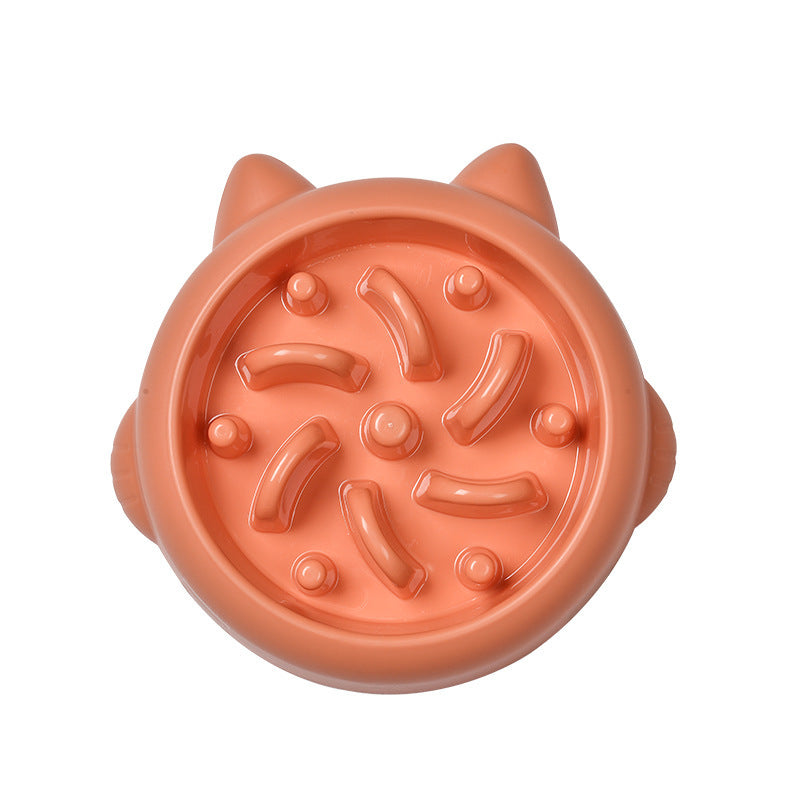 Slow Feeder Dog Bowl - Anti-Gulping Pet Food Dish
