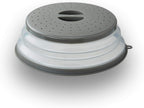 Microwave Splatter Cover - Vented Food Guard & Colander