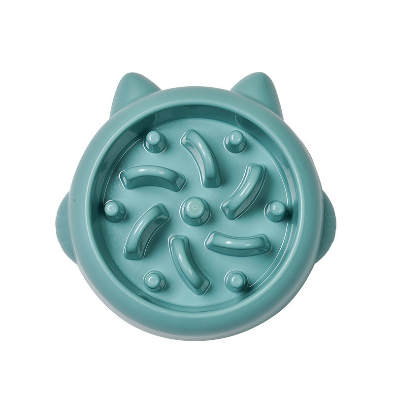 Slow Feeder Dog Bowl - Anti-Gulping Pet Food Dish