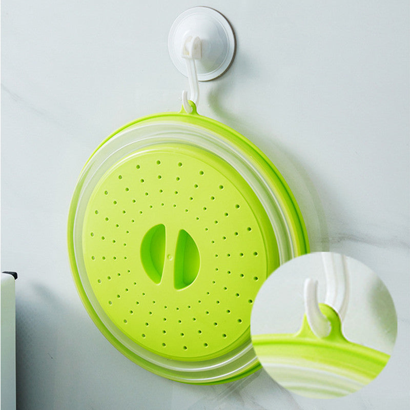 Microwave Splatter Cover - Vented Food Guard & Colander