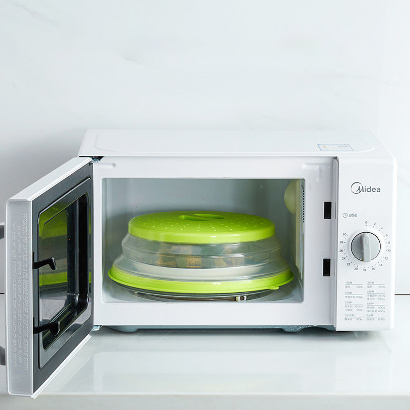Microwave Splatter Cover - Vented Food Guard & Colander