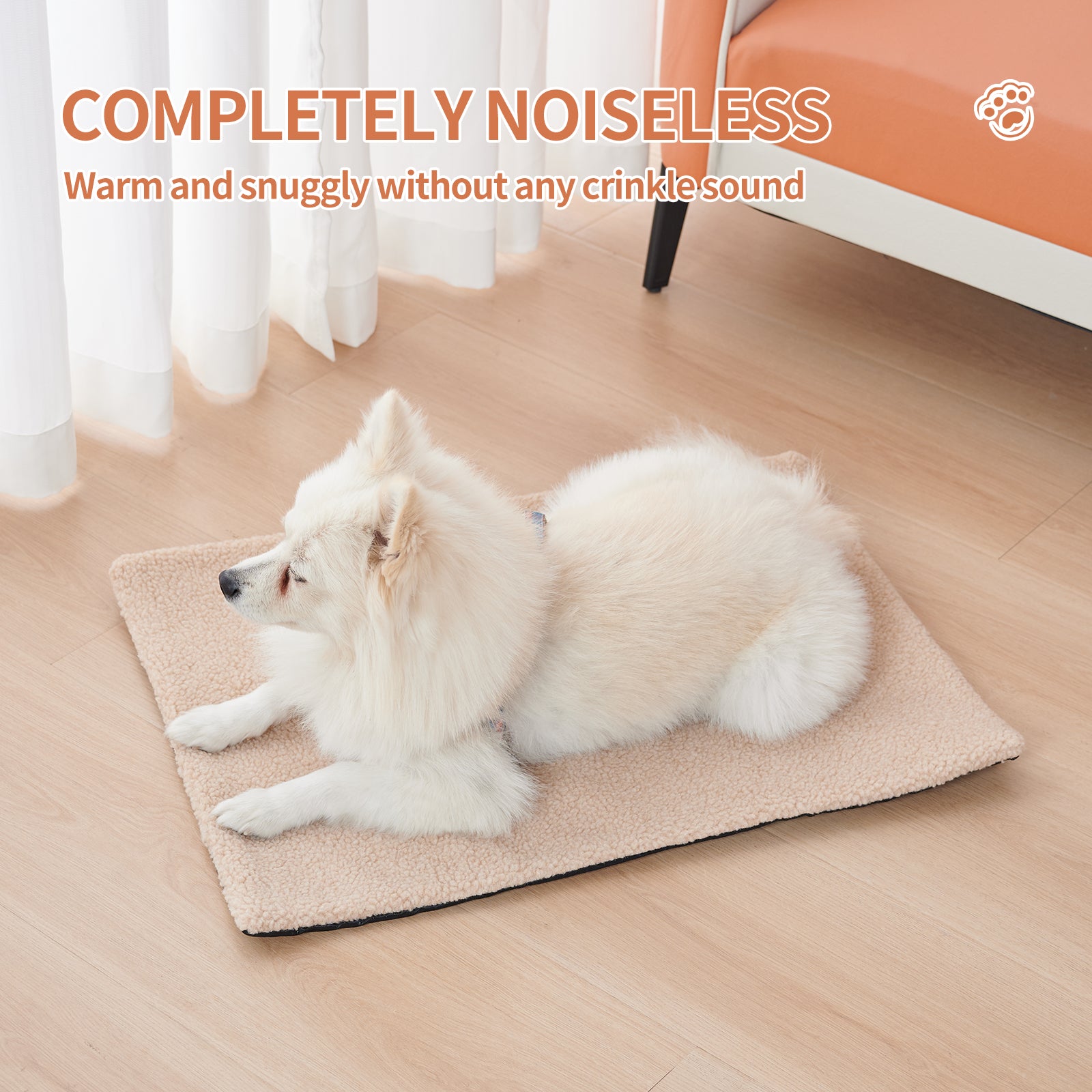 Self-Heating Pet Pad - Cozy Warming Blanket for Cats & Dogs