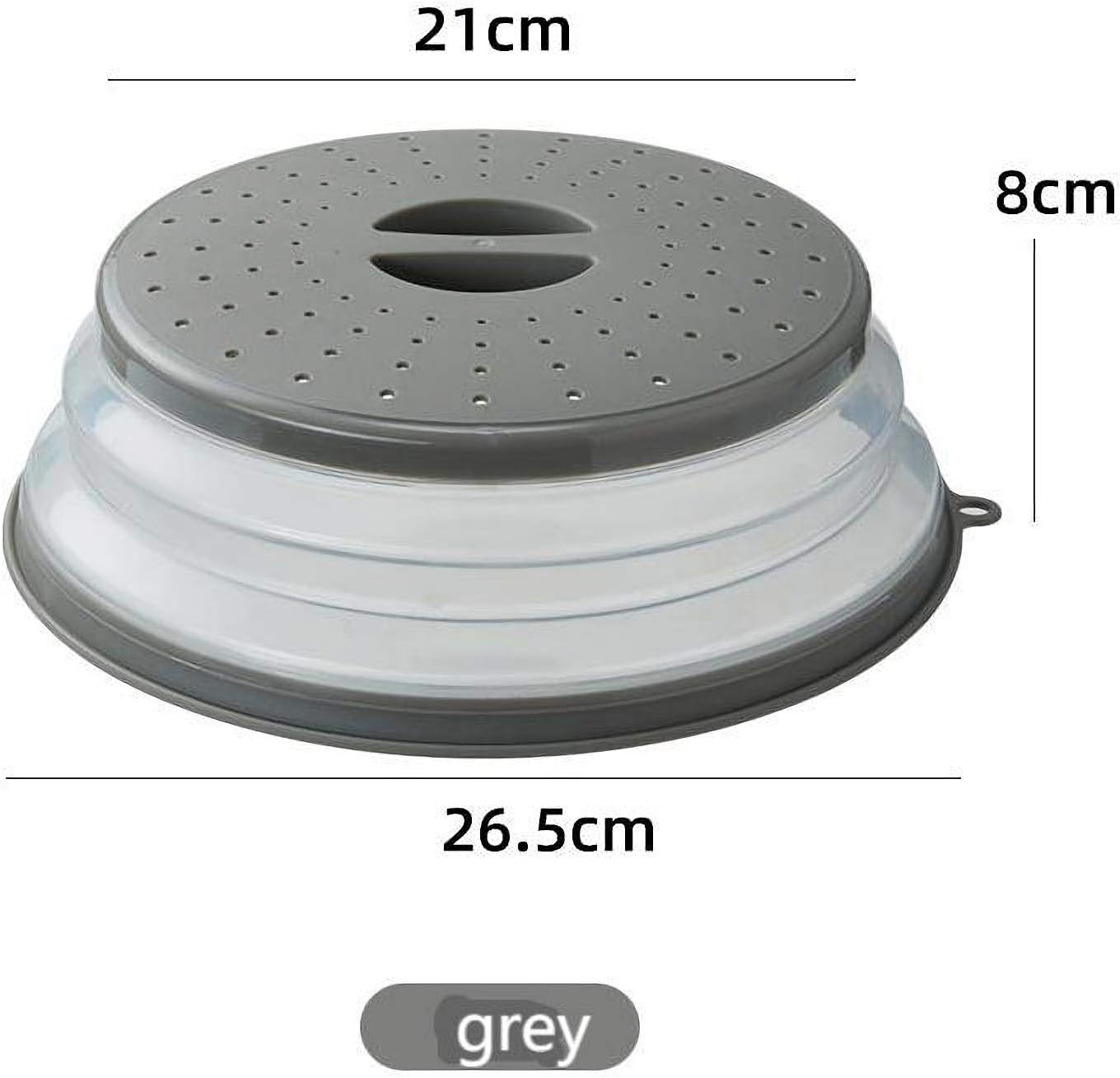 Microwave Splatter Cover - Vented Food Guard & Colander