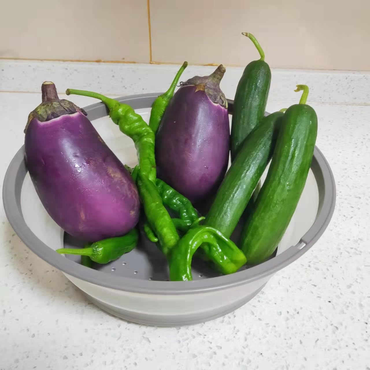 Microwave Splatter Cover - Vented Food Guard & Colander